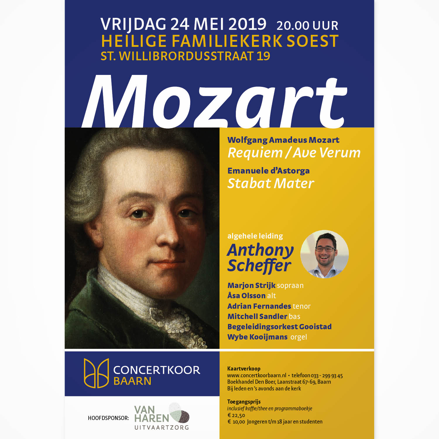 poster / flyer Concertkoor Baarn