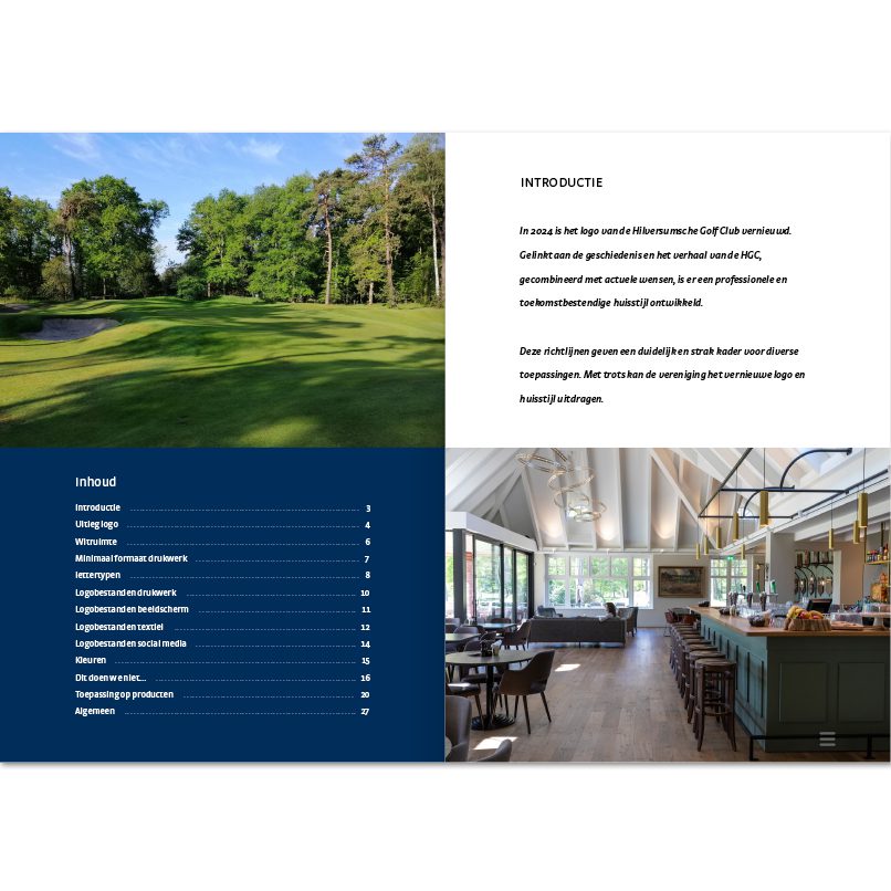 huisstijlhandboek Hilversumsche Golf Club